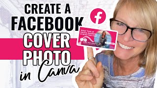 How to Create a Facebook Cover Photo in Canva  Easy Canva Template Tutorial for Beginners [upl. by Tamah13]