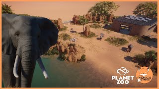 Building a WONDERFUL Desert Enclosure for AFRICAN ELEPHANT  Ep 9  Speed Build  Planet Zoo 🦒 [upl. by Myrtle]