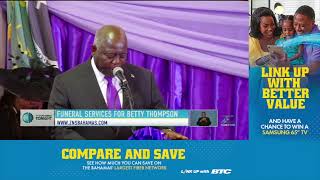 Funeral Service For Betty Thompson [upl. by Keligot]