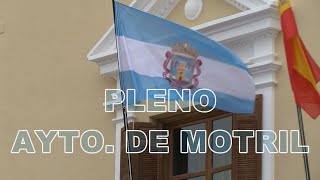 Pleno ayuntamiento de Motril 29 de Junio 2023 [upl. by Einnek]