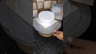 Simple and New cake designrosette cake trending shortsvideo love bakinbasket rainajivlogs [upl. by Dnomse293]