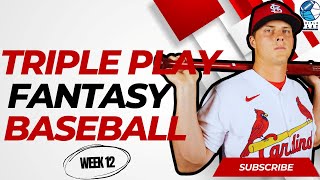 Fantasy Baseball Waiver Wire Pickups Week 12 Sleepers  Fantasy Baseball Advice [upl. by Aivekal]