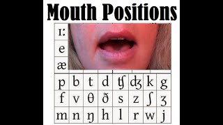 IPA Mouth Positions for the Phonetic Chart [upl. by Ford883]