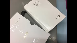 How to print initials onto Bibles [upl. by Ahsatsan]