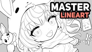 10 Tips to MASTER Line Art [upl. by Eppesiug]