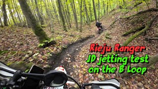 2022 Rieju Ranger 300 Michigan B loop JD jetting shakedown ride [upl. by Finzer]