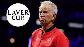 John McEnroe ped off after losing last ever Laver Cup to Carlos Alcaraz and co  Tennis News [upl. by Edrock]