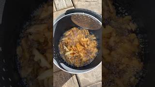 The Best Frozen Waffle Fries  Deep Fried Outside short shortsfeed [upl. by Lachlan]