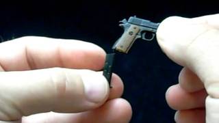 Colt 1911 45 ACP Miniature Steel Pistol  Working Parts [upl. by Sivram]