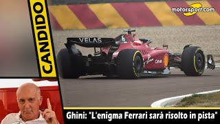 Ghini quotLenigma Ferrari sarà risolto in pistaquot [upl. by Carilyn]