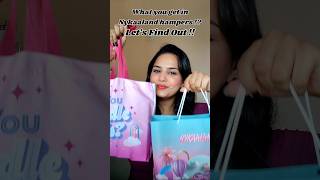 Whats in the Nykaaland Hampers  😮 nykaaland nykaa [upl. by Trevorr]