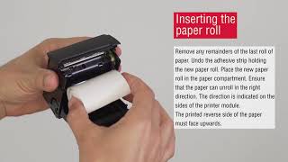 EFAS Tachograph Intellic 06 How to replace the printer paper [upl. by Heyer]