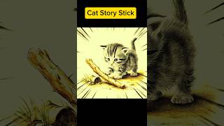 Kitten cat 🐱😢 sad story stick cat catshorts kitten cutecat sad stick shortsfeed [upl. by Cheng]