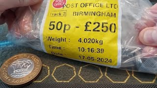 50p Hunt 94 Book 2 Birmingham Sealed Bags 22724 [upl. by Radbourne]