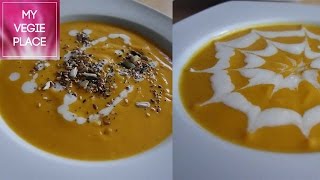 Receta Sopa Antioxidante de Calabaza Coco y Curry vegana [upl. by Bajaj124]