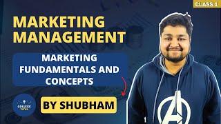 Marketing Fundamentals and Concepts  Marketing Management  BBABCom  Study at Home with me [upl. by Attenat150]