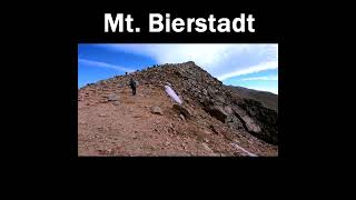 Mt Bierstadt a hike in July hikingroute mountains colorado [upl. by Flieger]