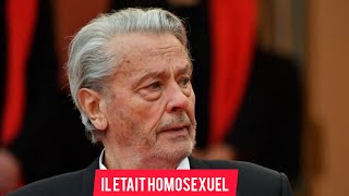 Scandale  Alain Delon était homosexuel le biographe de lacteur surprend tout le monde [upl. by Adnovad]