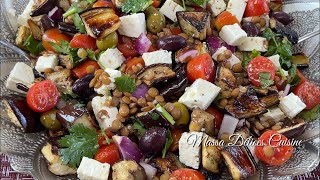 Cette Salade de Lentilles avec Aubergines Rôties au Four Est Une Explosion de Saveurs en Bouche [upl. by Calabresi]