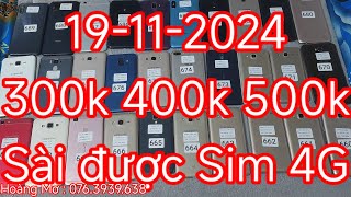 bán điện thoại giá rẻ bèo ơi là rẻ ĐT sài được Sim 4G ngày 19112024 [upl. by Wilkison100]