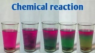 Chemical experiment with potassium permanganate  chemical reaction [upl. by Kawasaki]