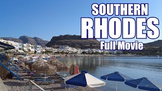 Southern Rhodes Ρόδος Greece  Beaches Castles and Monasteries in 87 min  FULL MOVE [upl. by Peirce]