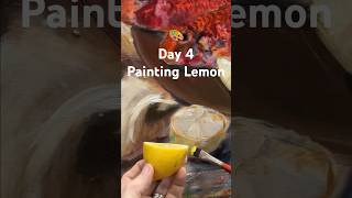 Painting Lemon a Still life 🎨 Day 4  Studio Haarlem bts oilpainting bts [upl. by Clough694]