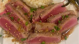 How to make Seared Tuna Steak [upl. by Elden]