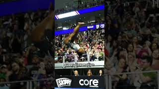 Simone Biles SUPER SLOW MOTION gymnastics sports slowmotion [upl. by Sorvats582]