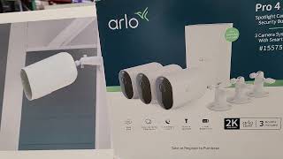 Arlo Pro 4 LX Costco Security Cameras  100 OFF [upl. by Oribella498]