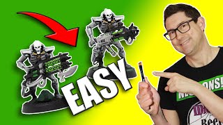 Easy Necron Painting  How to Paint Necron Immortals [upl. by Eirrod]