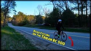 Triban RC 500 Road Cycling Adventure [upl. by Enilauqcaj839]