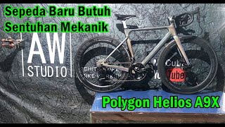 Sepeda Baru Butuh Beberapa Sentuhan Mekanik  Setting Sepeda Polygon Helios A9X [upl. by Akihdar]