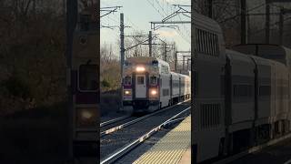 1855 glides into Route 128 with a 19B train mbta shorts [upl. by Manning]