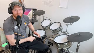 Using The Crash Cymbal In Drum Fills  One Minute Drum Lesson [upl. by Zorana]