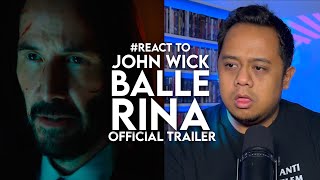 React to John Wick BALLERINA Official Trailer [upl. by Otrevogir56]