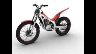 3D Model of the 2014 Montesa Cota 4RT 260 Review [upl. by Nerrat]