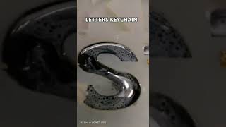 Resin letters keychain Dm for price shorts ytshorts epoxydiy [upl. by Gonick606]