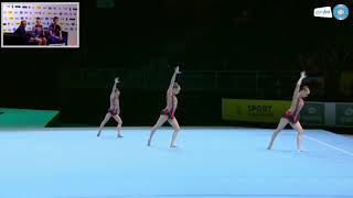 World Age Group Acrobatic Championships 2018  NETHERLANDS 1218 WG Balance [upl. by Sedda663]