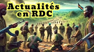 Actualités en RDC Tensions et M23 RDF capturés sur axe NGWENDA kiseguro [upl. by Onailil469]