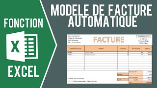 EXCEL  MODÈLE DE FACTURE AVEC SAISIE AUTOMATIQUE Et import des clients [upl. by Alvin996]