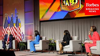 FULL EVENT Trump Gives Fiery Interview At National Association Of Black Journalists Convention QampA [upl. by Anaicul]