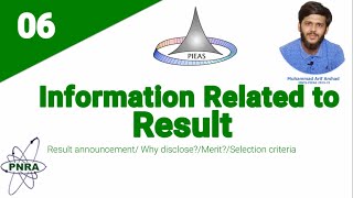 PIEAS ResultMerit List Criteria information related to resultPIEAS MS Scholar [upl. by Joel]