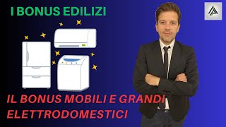 BONUS FISCALE MOBILI e GRANDI ELETTRODOMESTICI QUANDO E COME OTTENERLO [upl. by Yclek234]