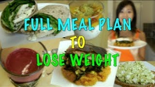 Full Meal Plan to Lose Weight Step by Step Recipes [upl. by Nosyarg448]