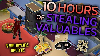 Stealing Valuables For 10 Hours Varlamore Thieving [upl. by Sidoma358]