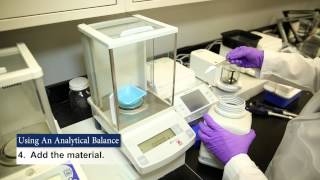 Using An Analytical Balance [upl. by Bertle]