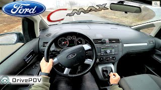 Ford CMax 20 TDCi 2005  136HP320NM  POV TEST DRIVE POV ACCELERATION POV REVIEW  DrivePOV [upl. by Kristie]