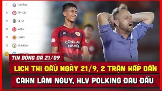 🔴 Bảng Xếp Hạng Kết Quả Lịch Thi Đấu Vòng 2 VLeague Ngày 219  CAHN Lâm Nguy [upl. by Schurman]