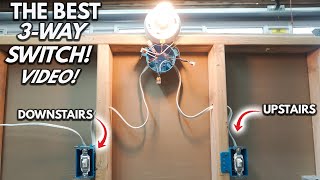 How To Wire A 3Way Switch System Explained 2022  Video For Beginners DIY Step By Step Tutorial [upl. by Ydde888]